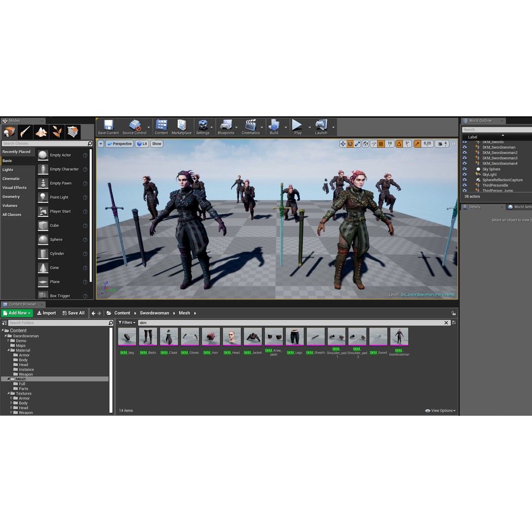 Fantasy Character 3D Model – Low Poly Rigged Pack for Games, FBX & Unity - View 61