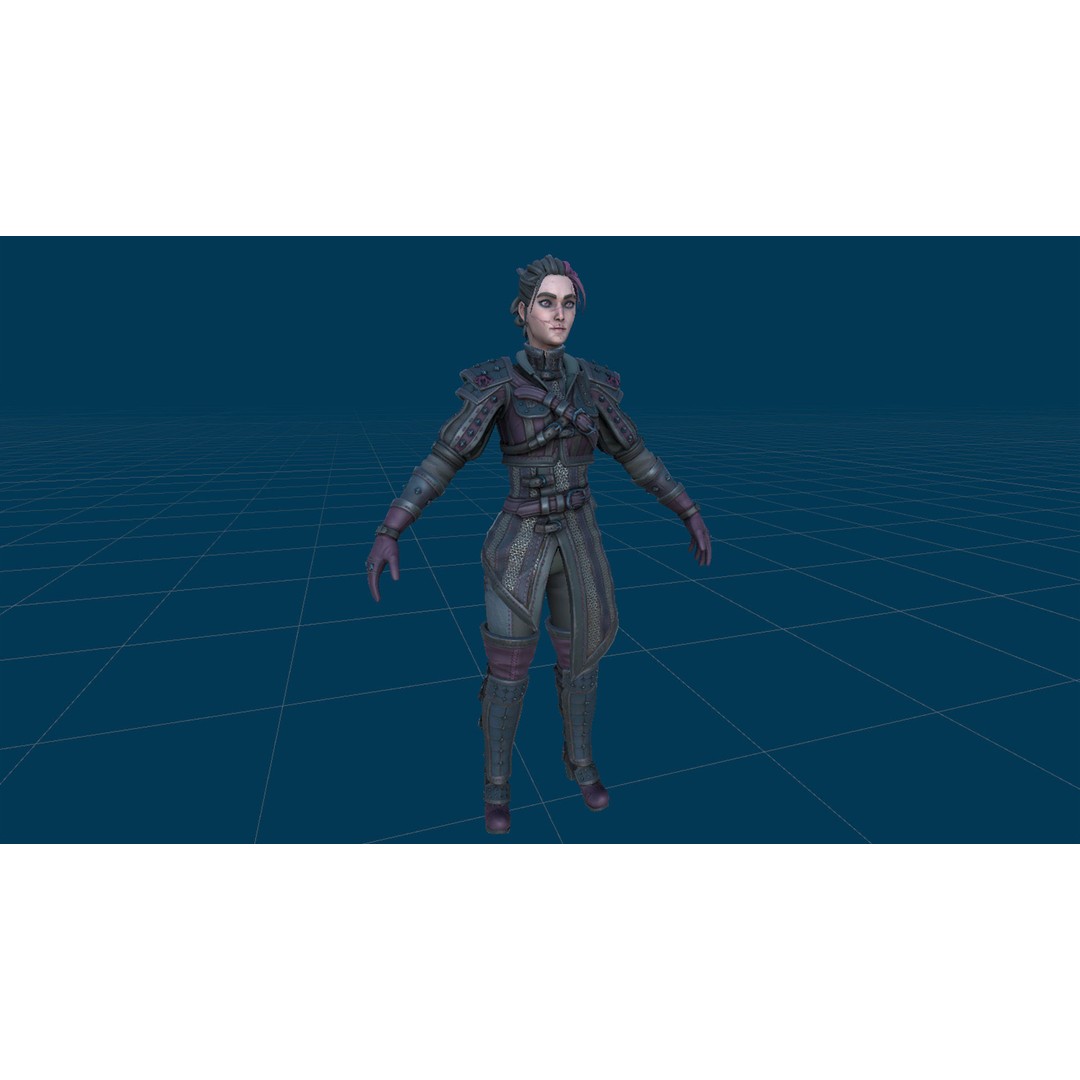 Fantasy Character 3D Model – Low Poly Rigged Pack for Games, FBX & Unity - View 64