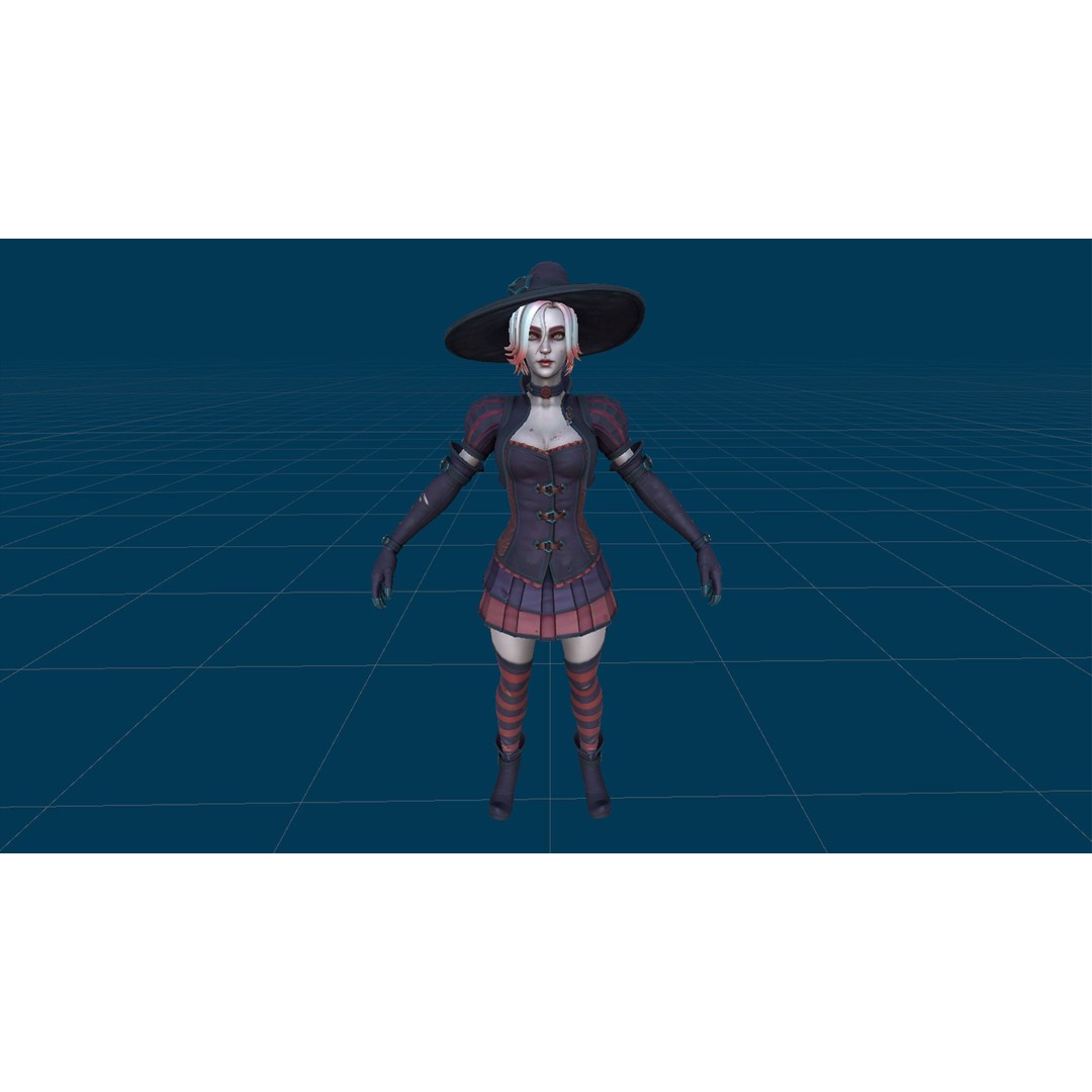 Fantasy Character 3D Model – Low Poly Rigged Pack for Games, FBX & Unity - View 65