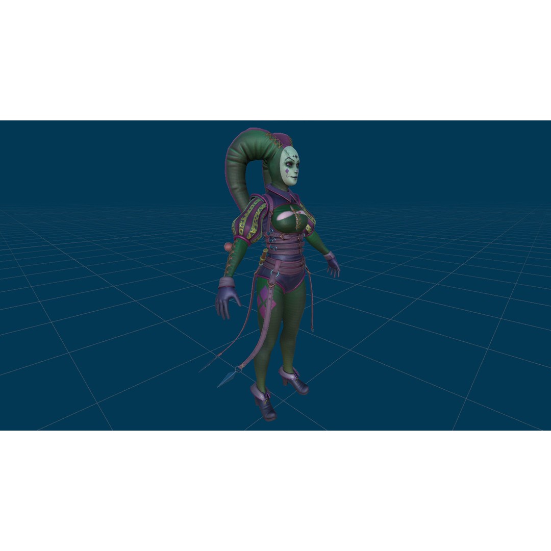 Fantasy Character 3D Model – Low Poly Rigged Pack for Games, FBX & Unity - View 73