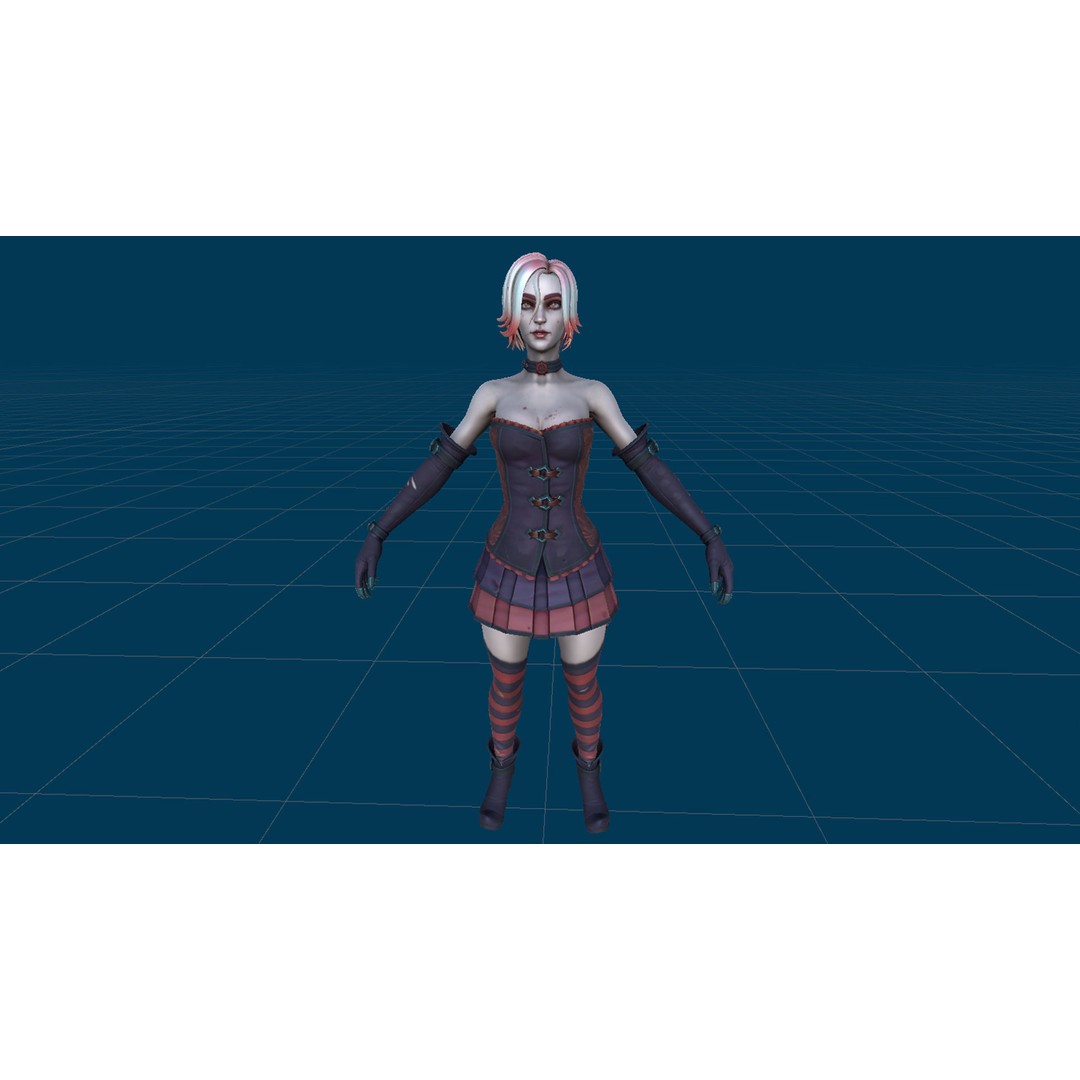 Fantasy Character 3D Model – Low Poly Rigged Pack for Games, FBX & Unity - View 76