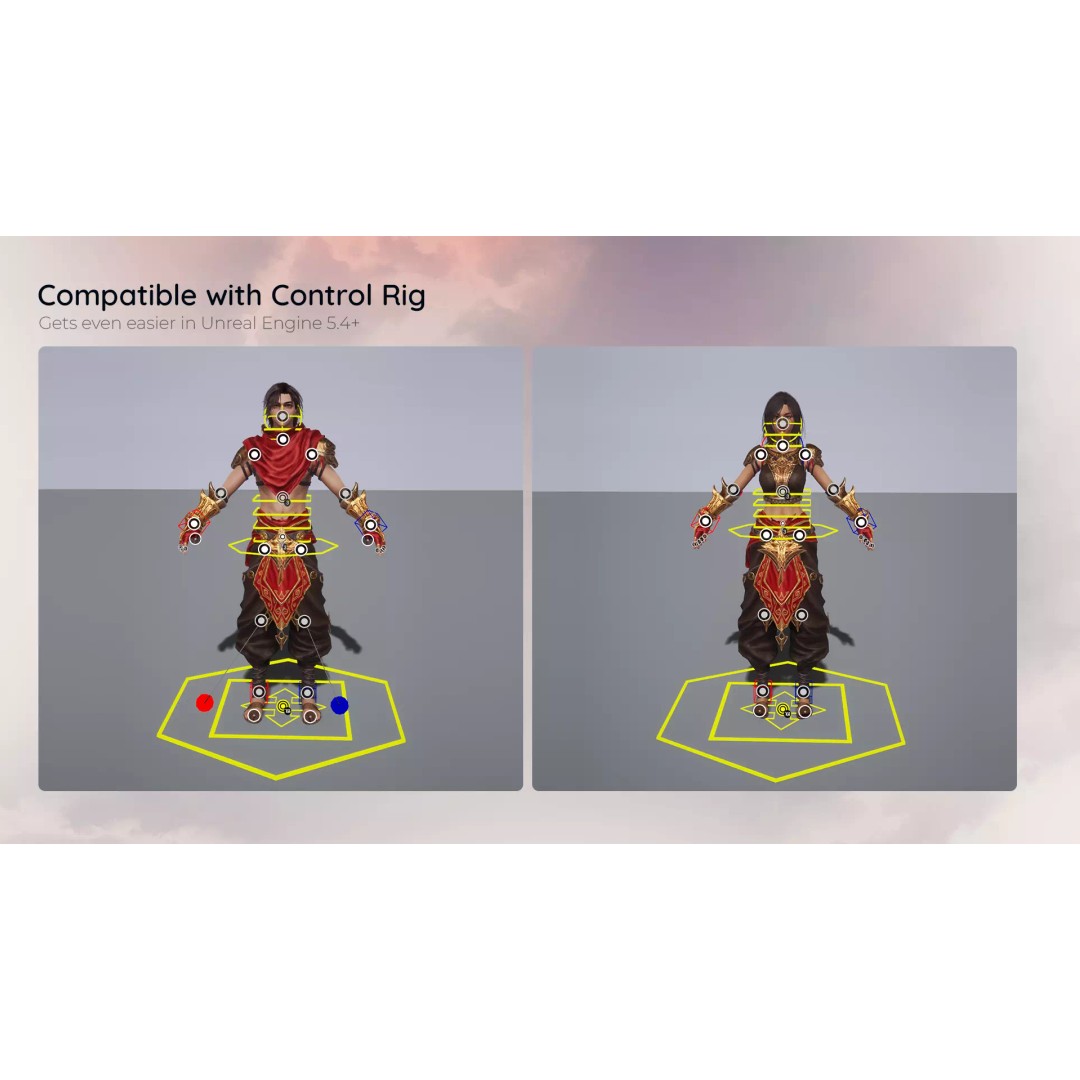 Desert Assassin 3D Model – Game Ready Low-Poly Character, FBX - View 15