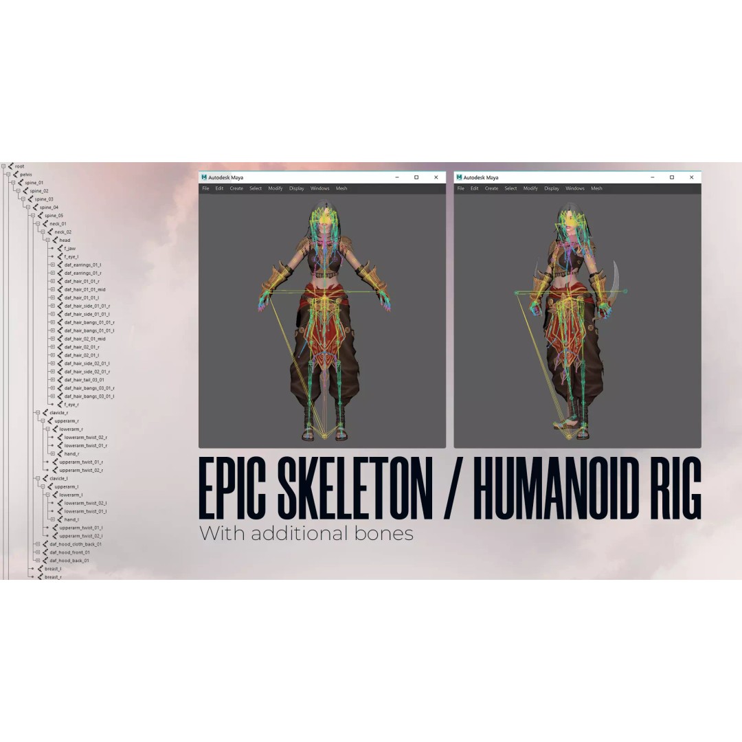 Desert Assassin 3D Model – Game Ready Low-Poly Character, FBX - View 16