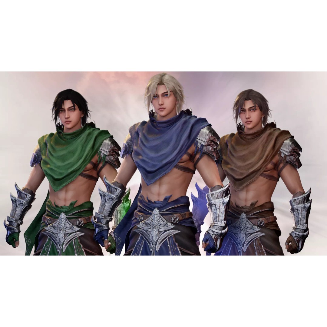 Desert Assassin 3D Model – Game Ready Low-Poly Character, FBX - View 8