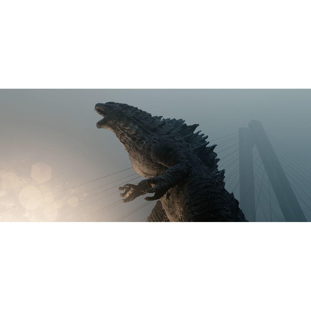 Godzilla 3D Model – Low Poly Rigged Character with PBR Textures - View 33