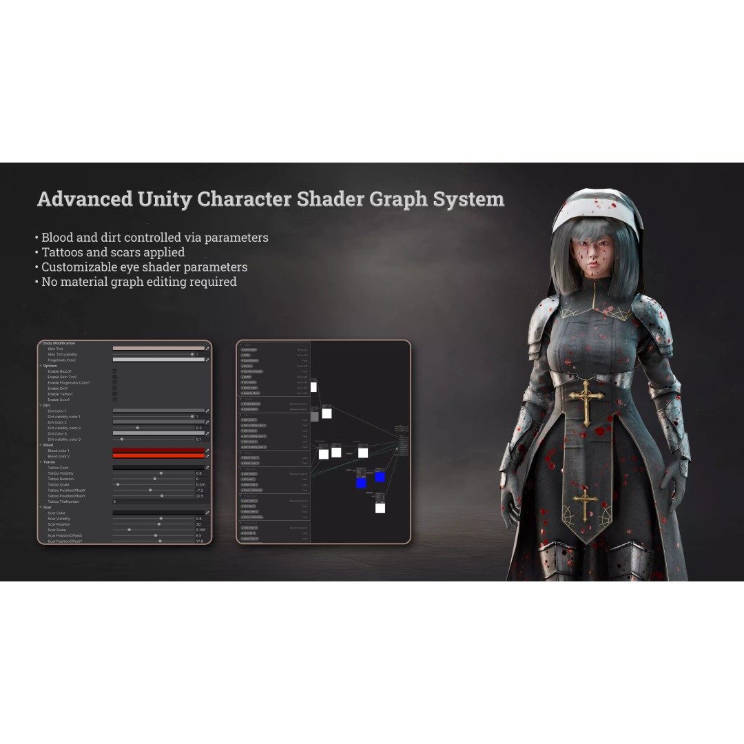 Morthessa 3D Model – Game Ready Female Character, Rigged PBR - View 20