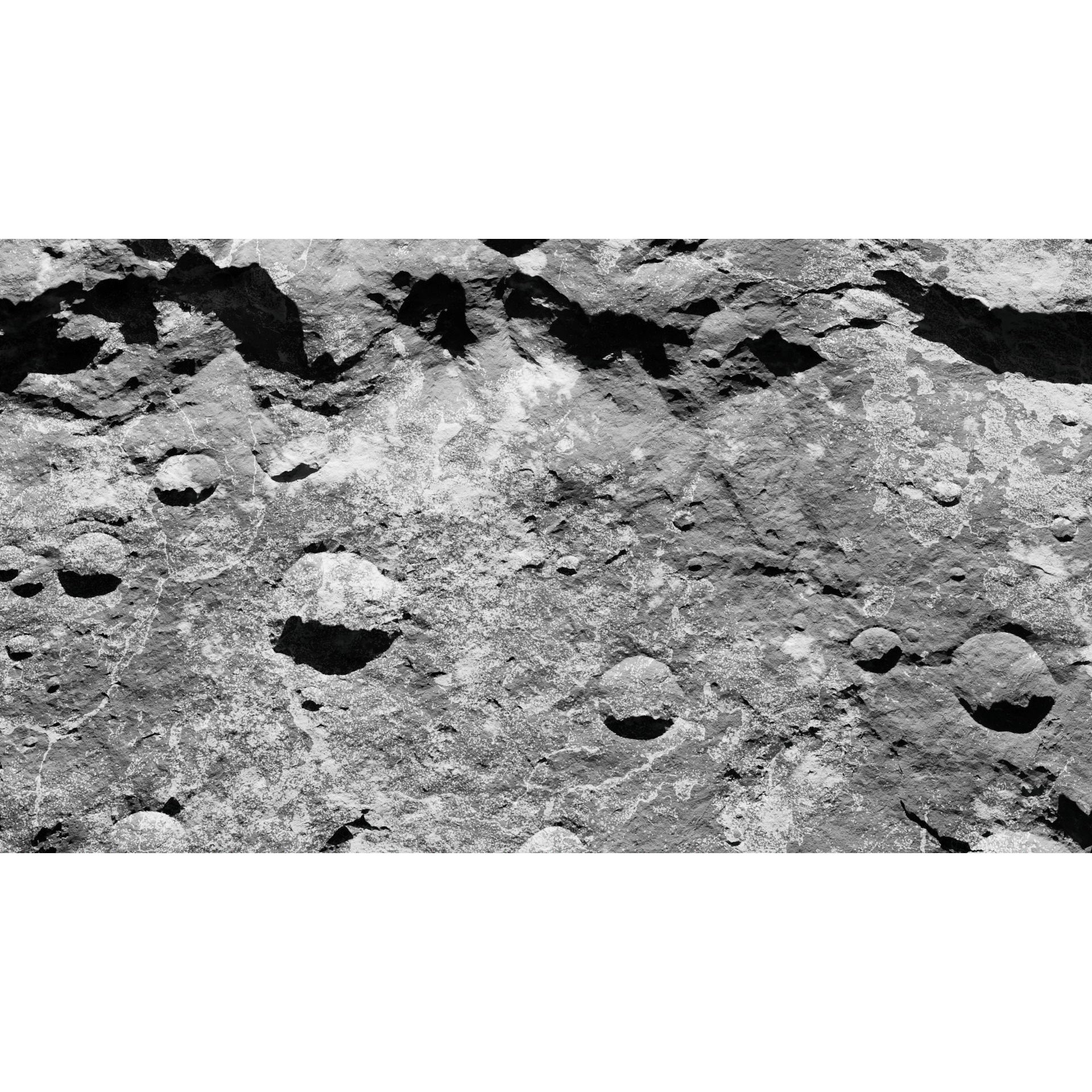 Moon Terrain - Optimized Game-Ready 3D Model