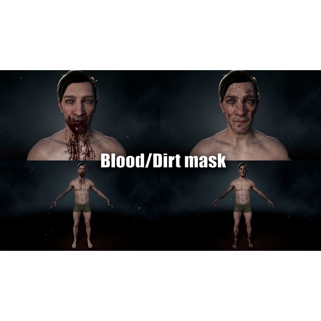 Vampire Priest 3D Model – Low Poly Game-Ready Character, FBX - View 16