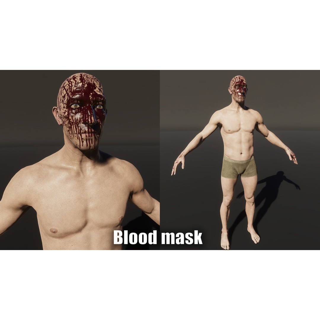 Vampire Priest 3D Model – Low Poly Game-Ready Character, FBX - View 24