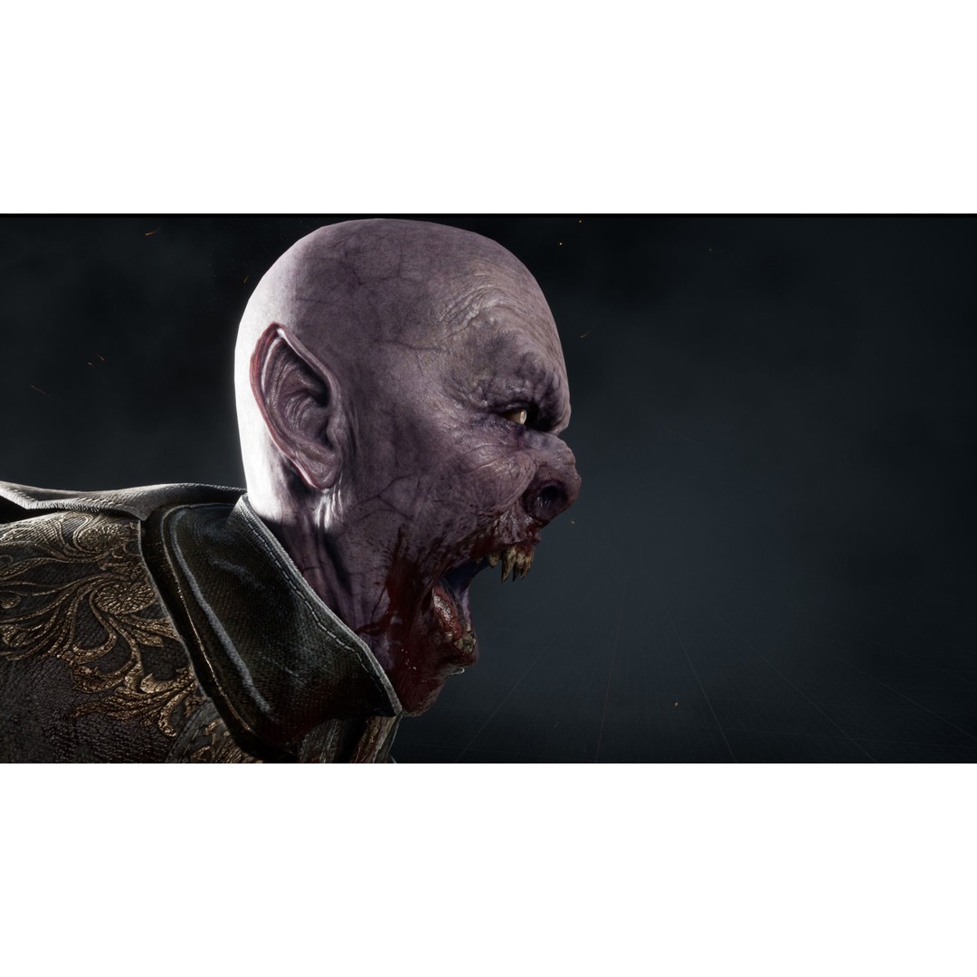 Vampire Priest 3D Model – Low Poly Game-Ready Character, FBX - View 8