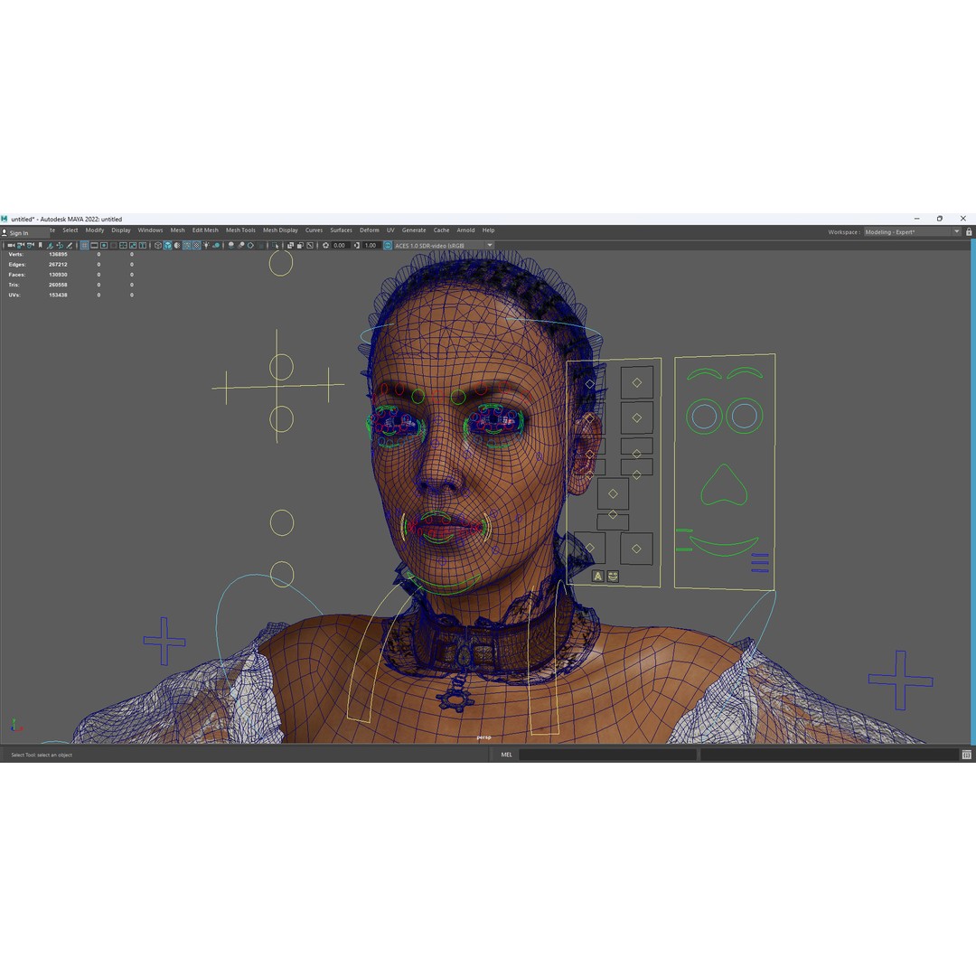 Medieval Steampunk Woman 3D Model – Low Poly Rigged Character, FBX - View 18
