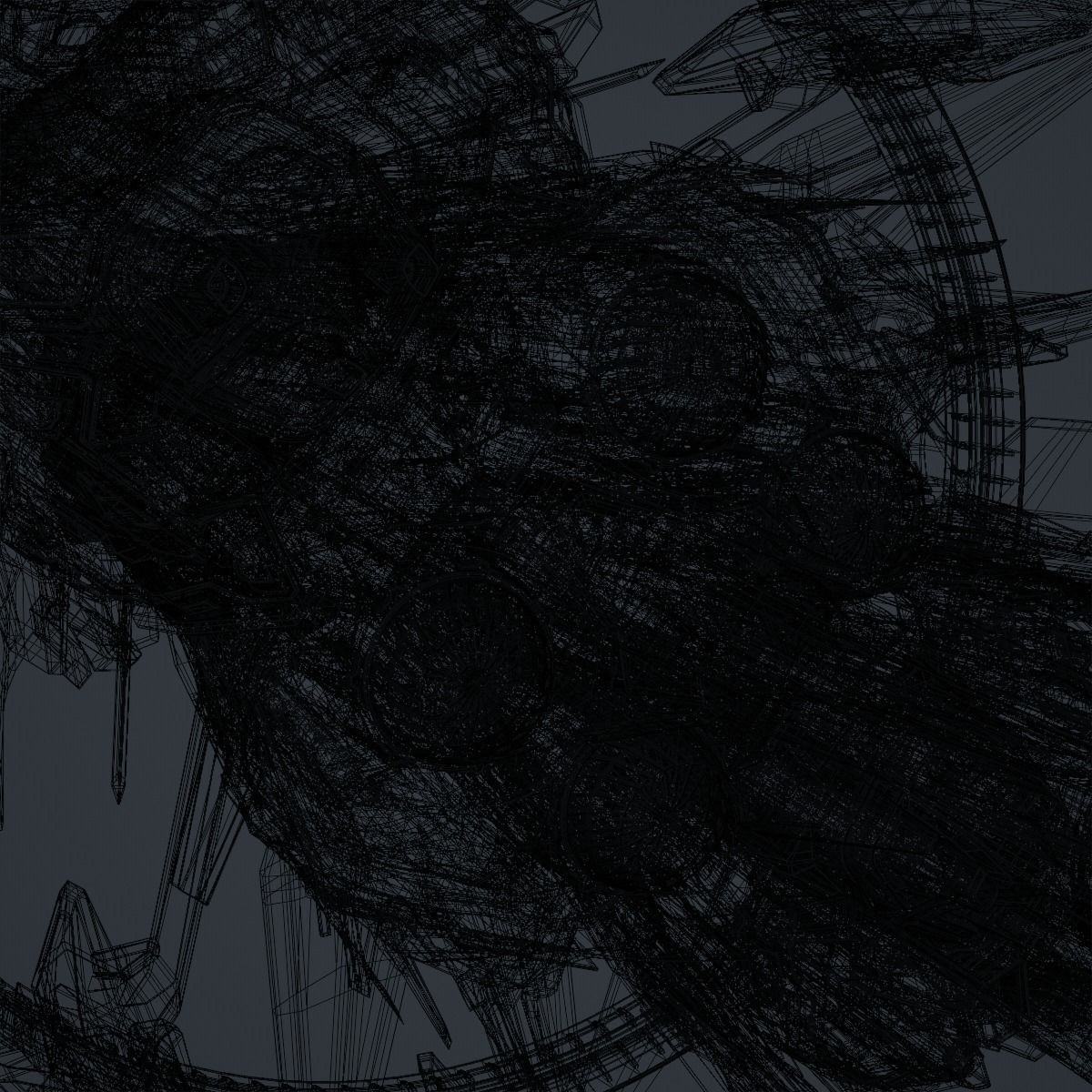 Warp Spaceship - Game-Ready 3D Model - View 21