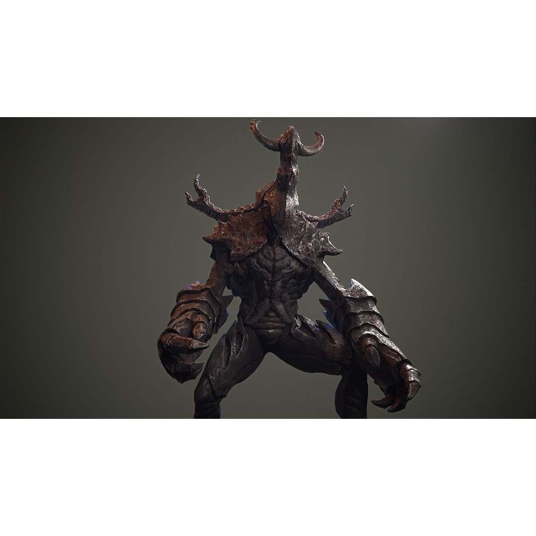 Armored Beetle 3D Model – Low Poly Animated Character, FBX - View 11