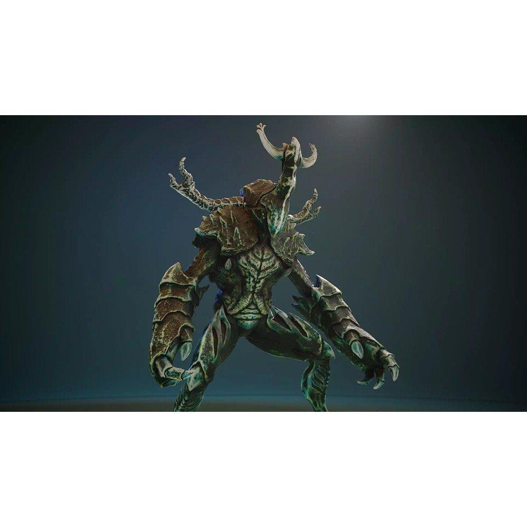 Armored Beetle 3D Model – Low Poly Animated Character, FBX - View 2