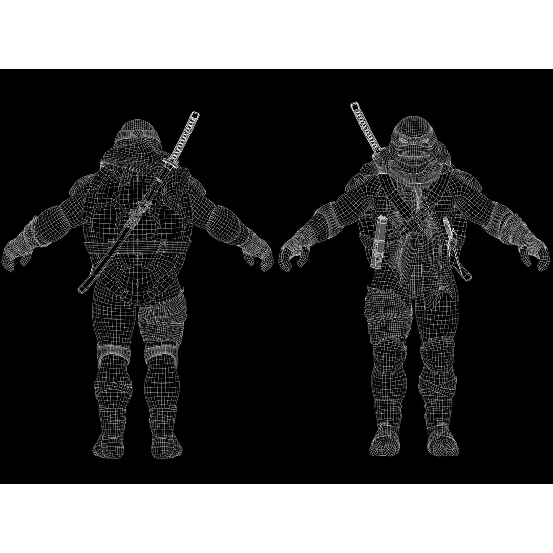 The Last Ronin 3D Model – Low Poly Character, Rigged, PBR Textures - View 12
