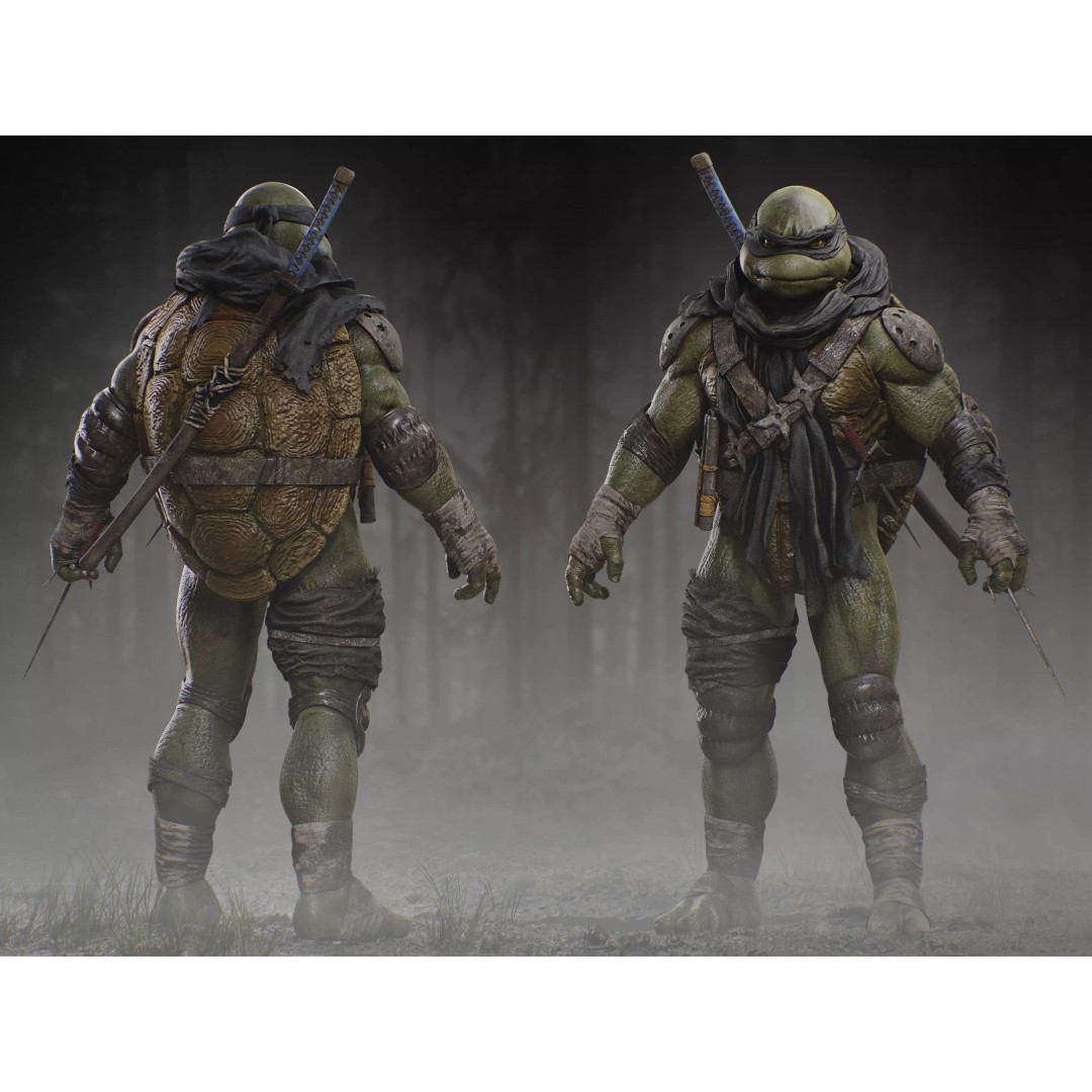 The Last Ronin 3D Model – Low Poly Character, Rigged, PBR Textures - View 2