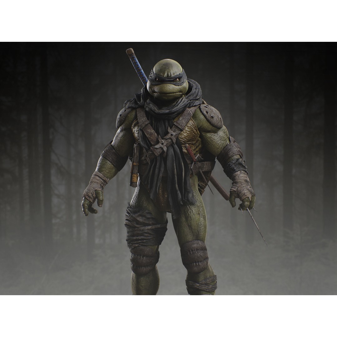 The Last Ronin 3D Model – Low Poly Character, Rigged, PBR Textures - View 3