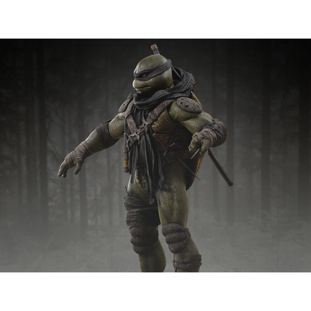 The Last Ronin 3D Model – Low Poly Character, Rigged, PBR Textures - View 4
