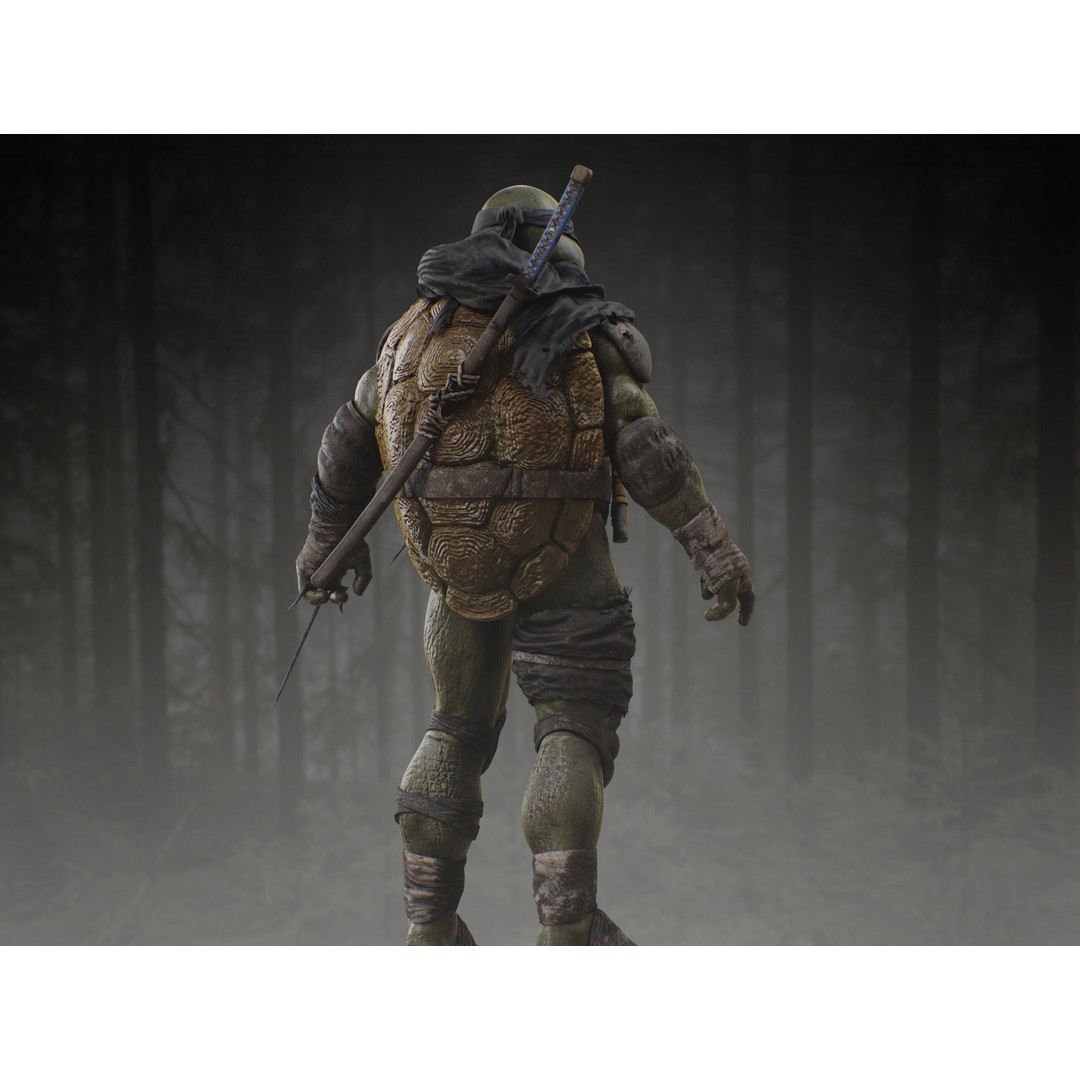 The Last Ronin 3D Model – Low Poly Character, Rigged, PBR Textures - View 5