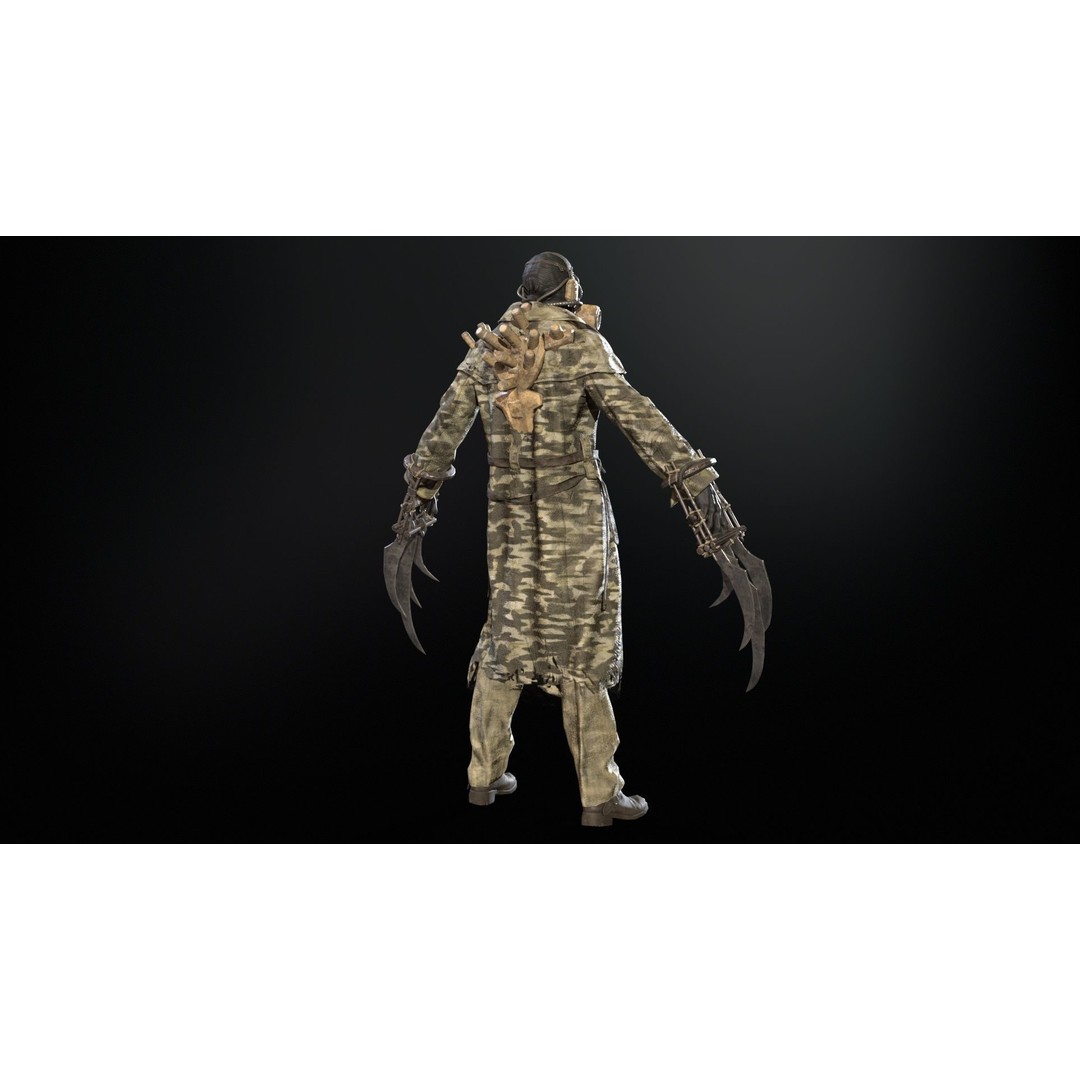 SuperZombie6 3D Model – Low Poly Game Character with Animations, FBX - View 11