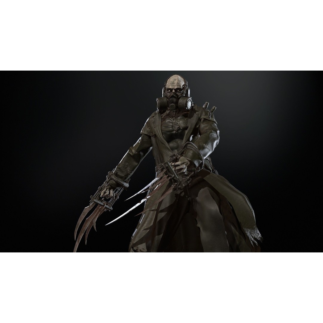 SuperZombie6 3D Model – Low Poly Game Character with Animations, FBX - View 13