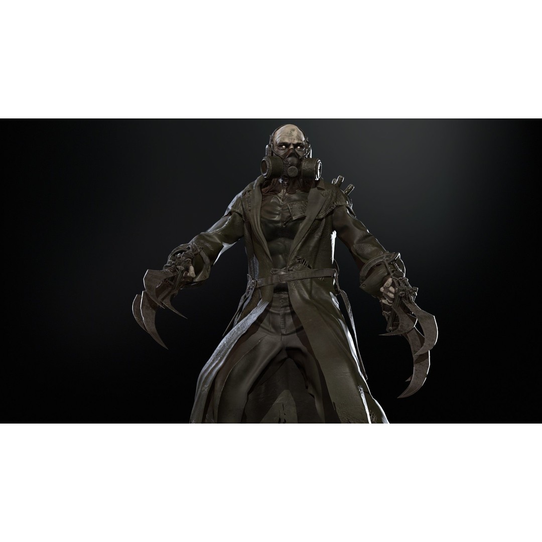 SuperZombie6 3D Model – Low Poly Game Character with Animations, FBX - View 14