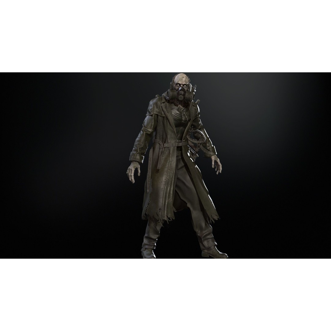 SuperZombie6 3D Model – Low Poly Game Character with Animations, FBX - View 17