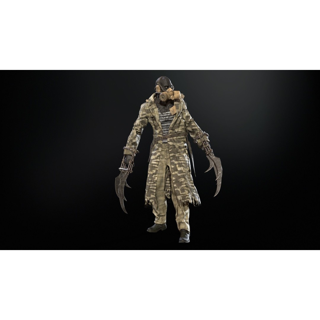 SuperZombie6 3D Model – Low Poly Game Character with Animations, FBX - View 19