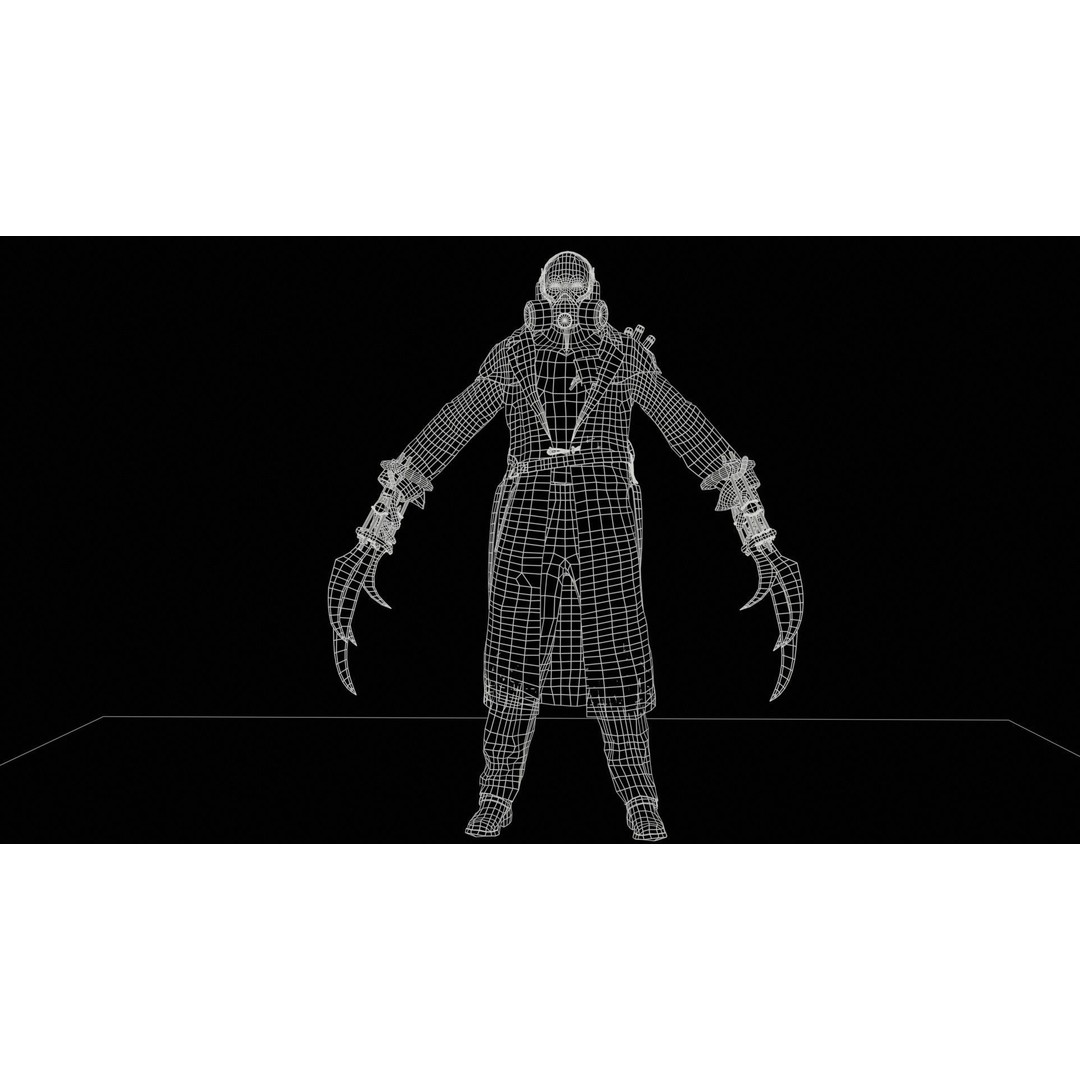 SuperZombie6 3D Model – Low Poly Game Character with Animations, FBX - View 20