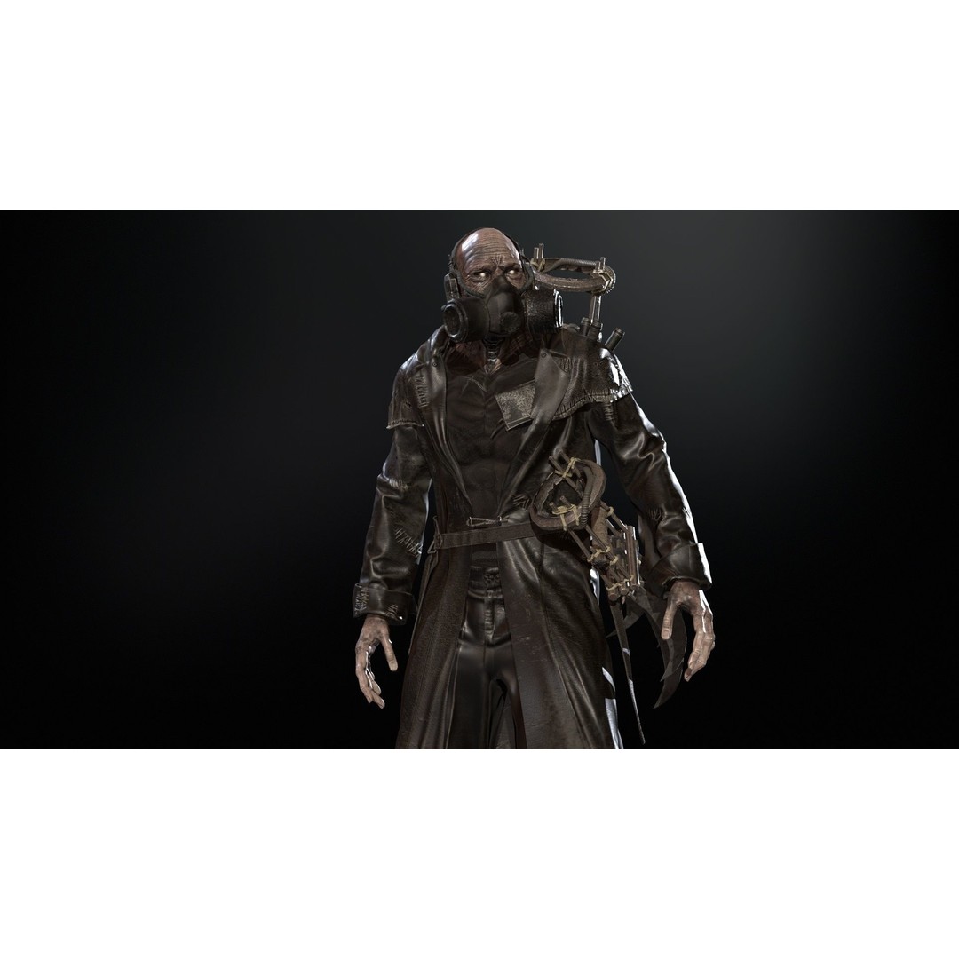 SuperZombie6 3D Model – Low Poly Game Character with Animations, FBX - View 21