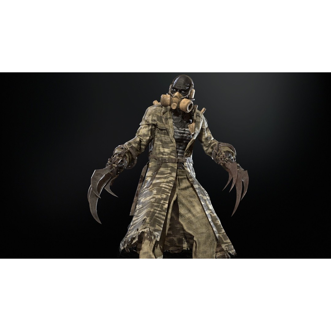SuperZombie6 3D Model – Low Poly Game Character with Animations, FBX - View 22