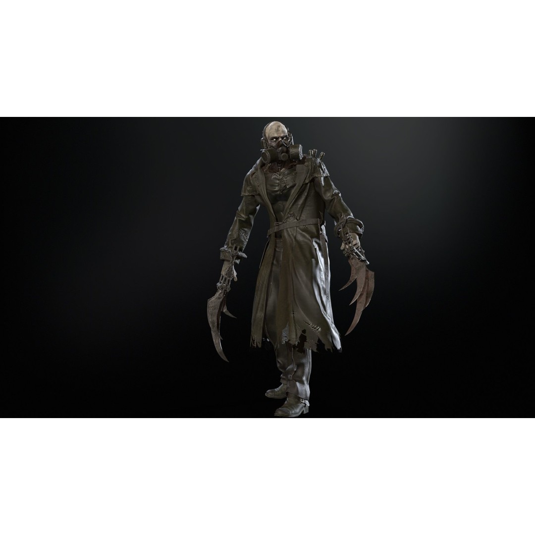 SuperZombie6 3D Model – Low Poly Game Character with Animations, FBX - View 23