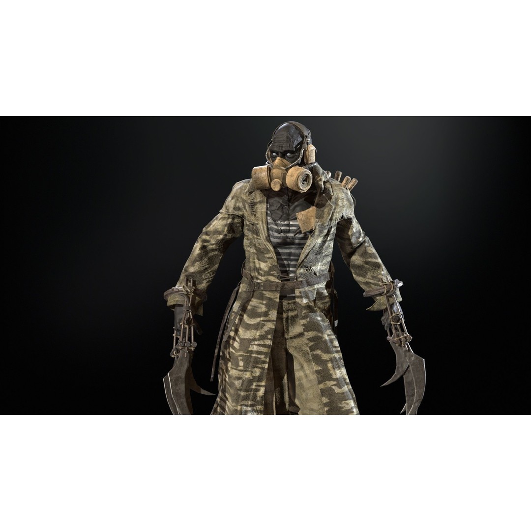 SuperZombie6 3D Model – Low Poly Game Character with Animations, FBX - View 24