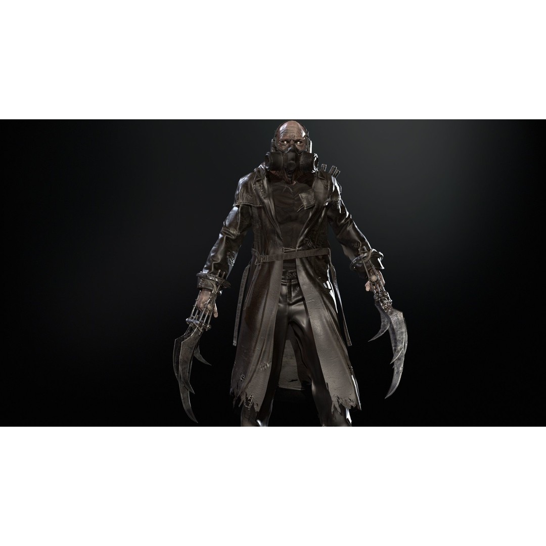 SuperZombie6 3D Model – Low Poly Game Character with Animations, FBX - View 26