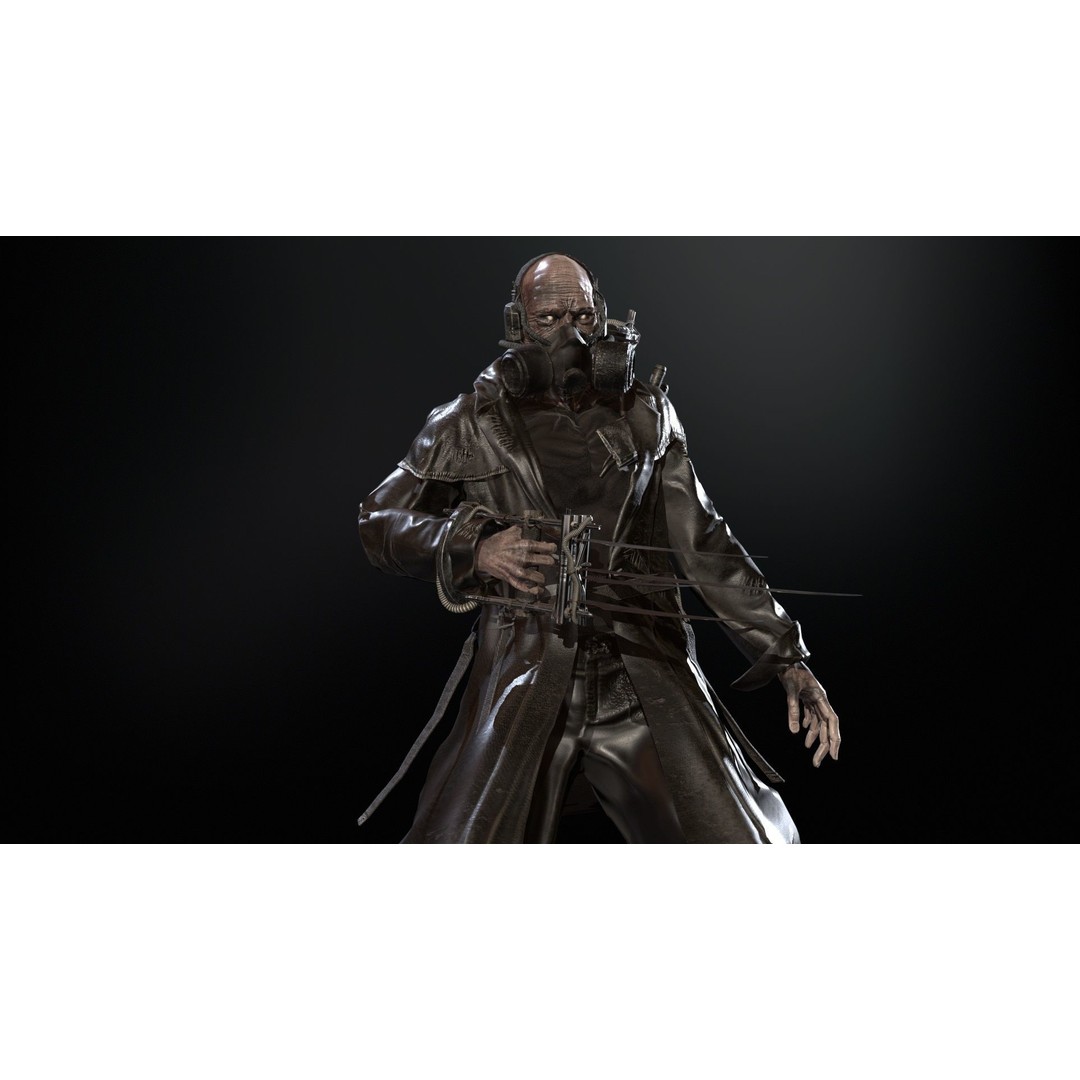 SuperZombie6 3D Model – Low Poly Game Character with Animations, FBX - View 27