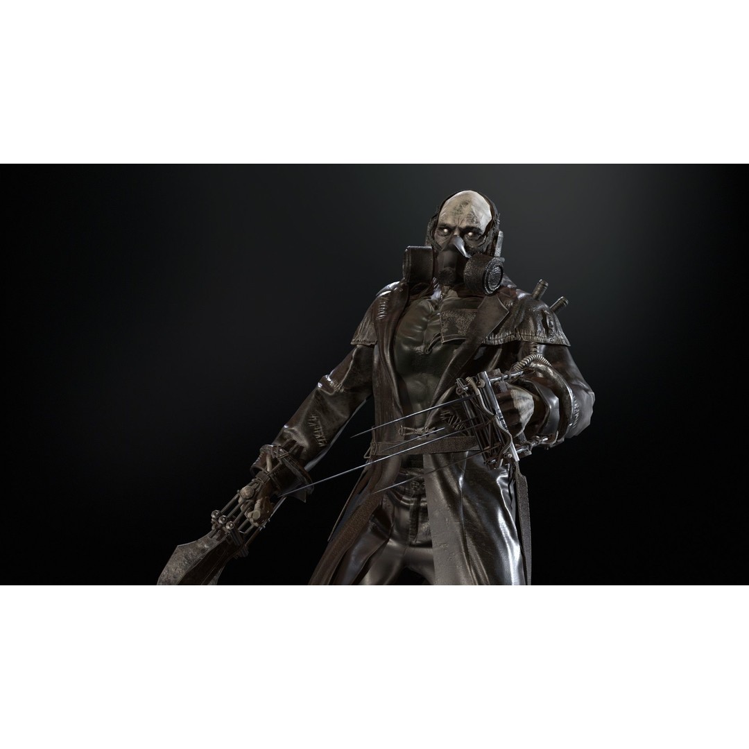 SuperZombie6 3D Model – Low Poly Game Character with Animations, FBX - View 33