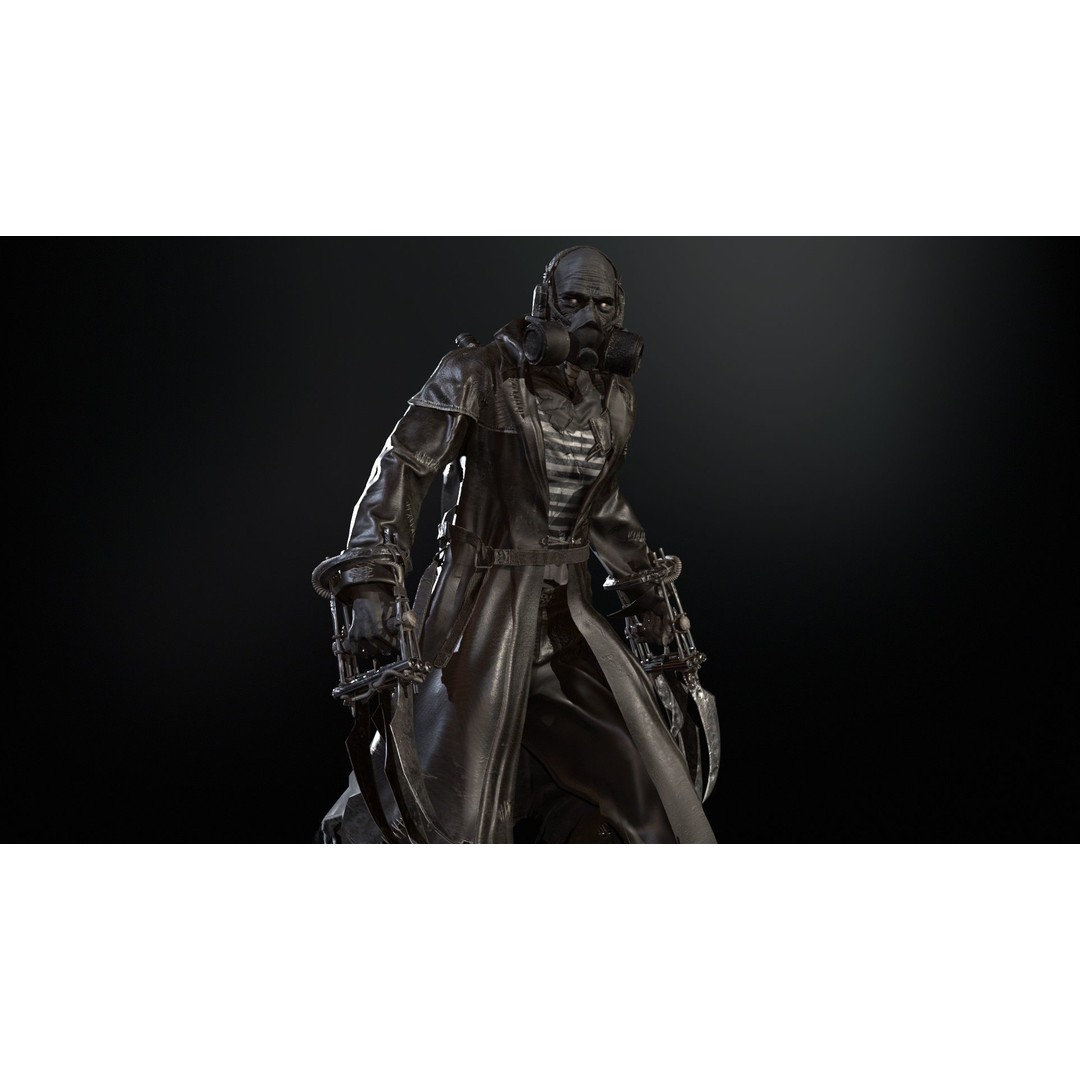 SuperZombie6 3D Model – Low Poly Game Character with Animations, FBX - View 37