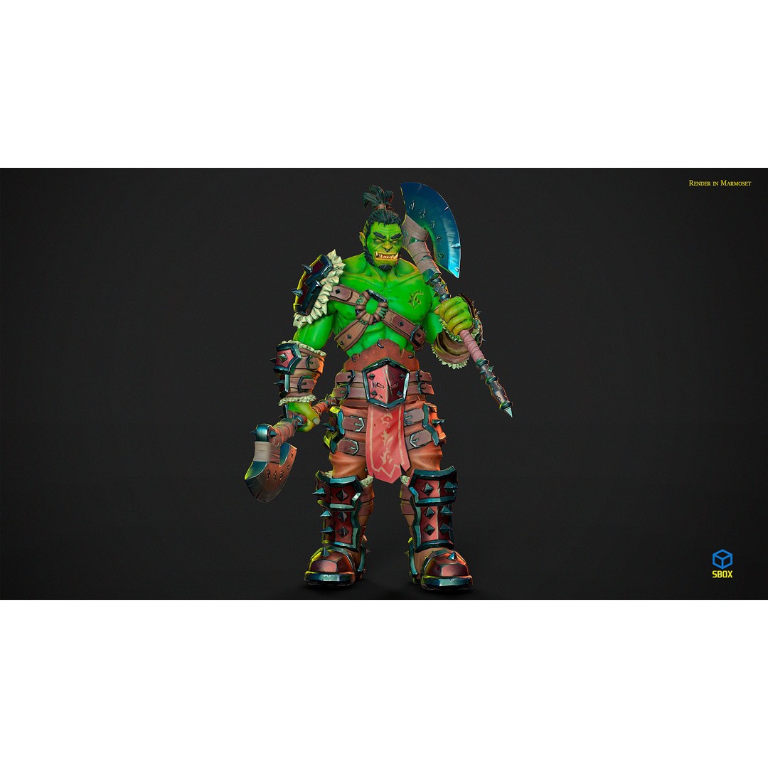 Orc 3D Model Pack – Low Poly Rigged Characters for Unity & Unreal - View 11