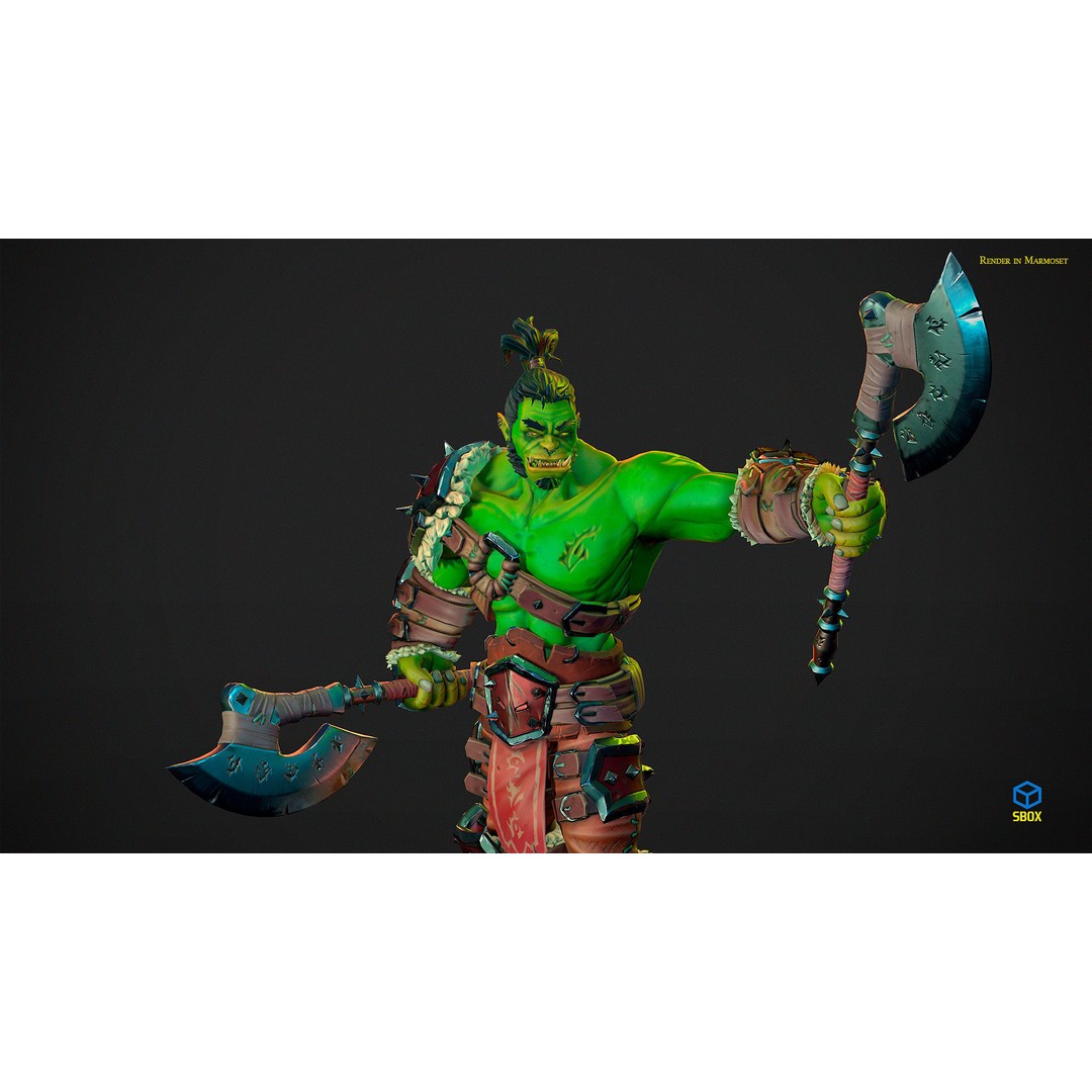 Orc 3D Model Pack – Low Poly Rigged Characters for Unity & Unreal - View 12
