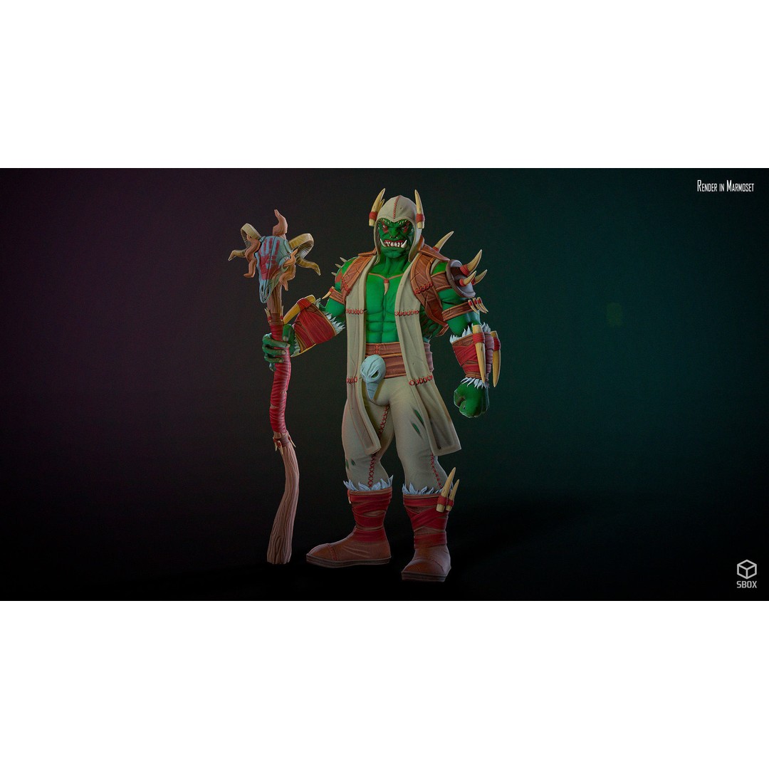 Orc 3D Model Pack – Low Poly Rigged Characters for Unity & Unreal - View 18