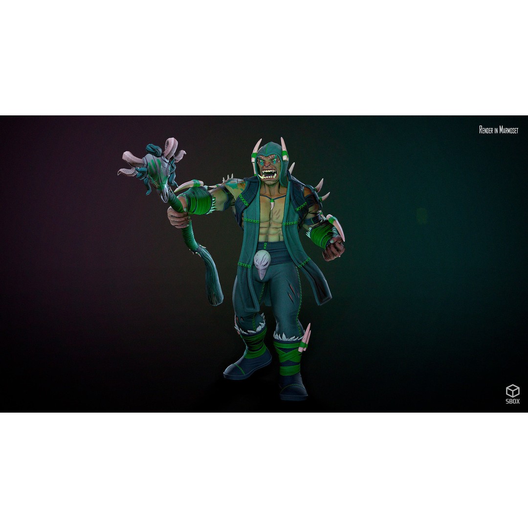 Orc 3D Model Pack – Low Poly Rigged Characters for Unity & Unreal - View 21