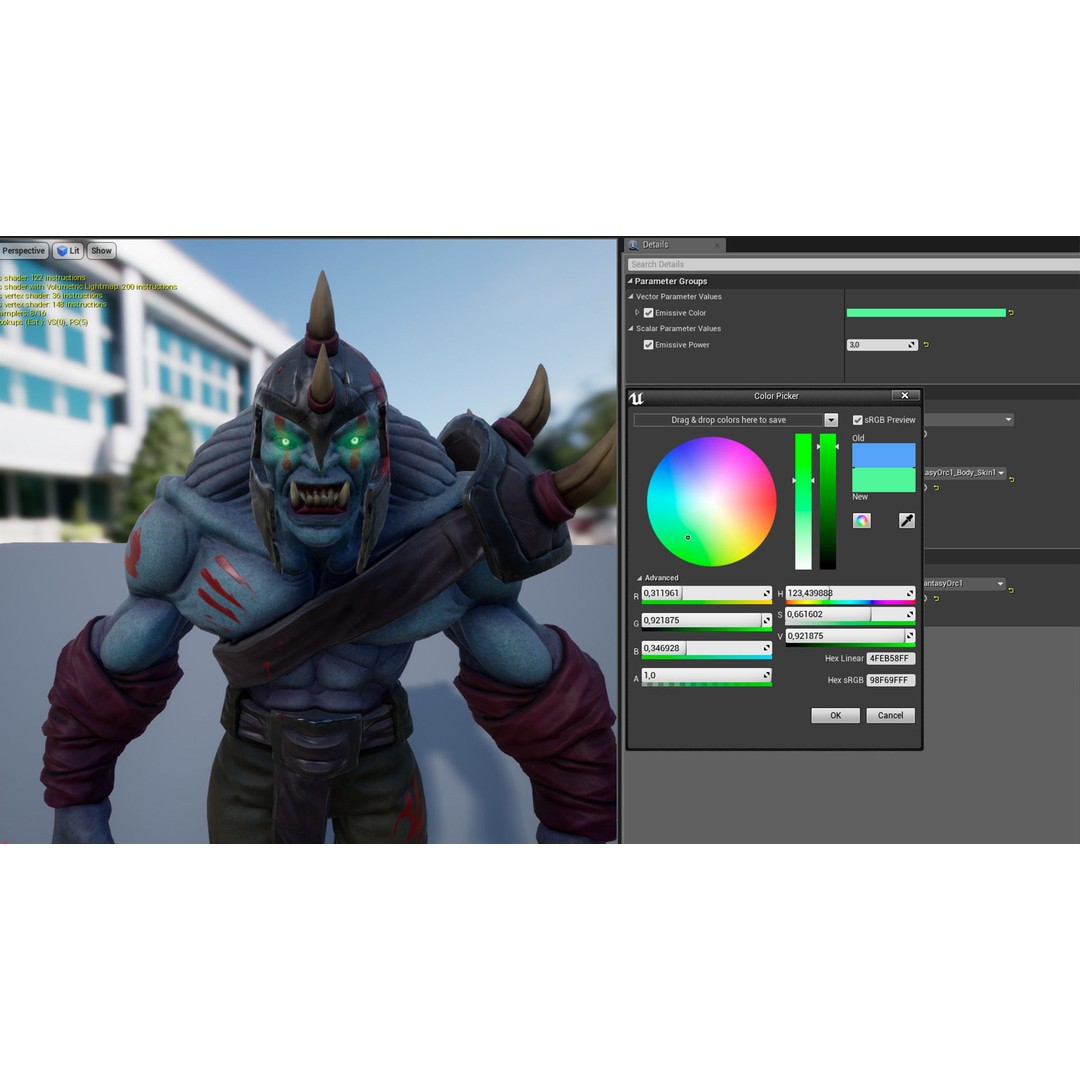 Orc 3D Model Pack – Low Poly Rigged Characters for Unity & Unreal - View 30