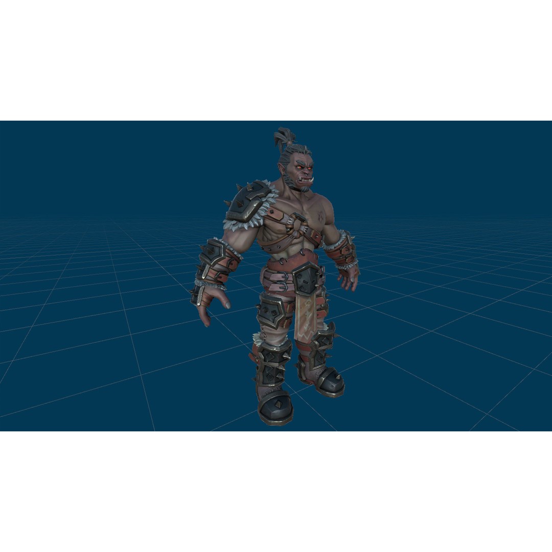 Orc 3D Model Pack – Low Poly Rigged Characters for Unity & Unreal - View 33