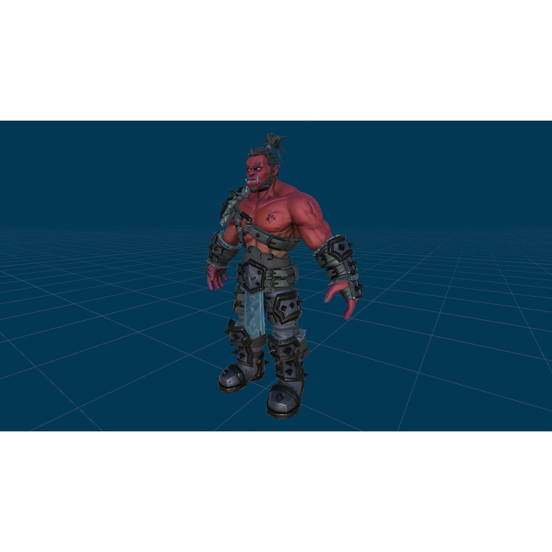 Orc 3D Model Pack – Low Poly Rigged Characters for Unity & Unreal - View 34