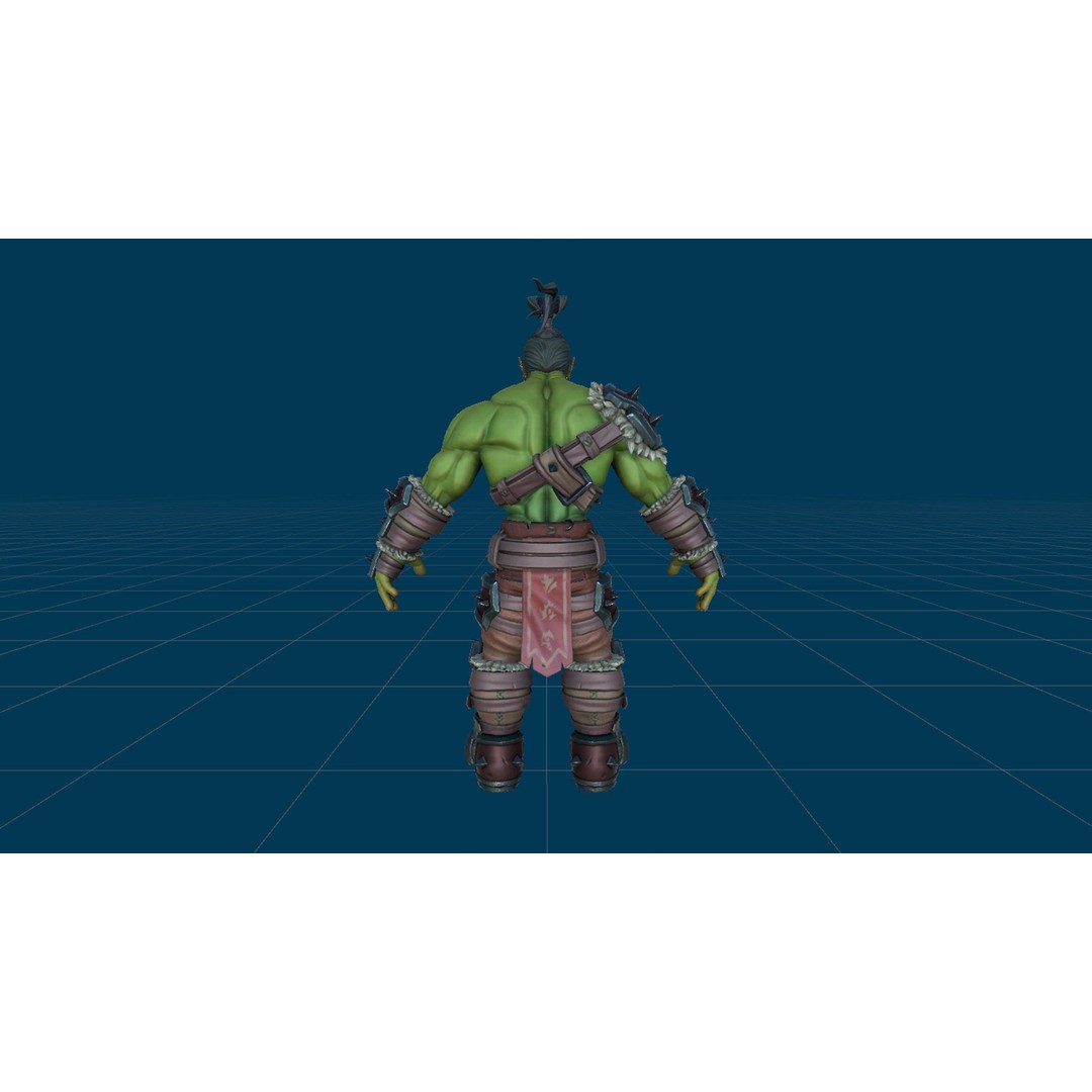 Orc 3D Model Pack – Low Poly Rigged Characters for Unity & Unreal - View 36