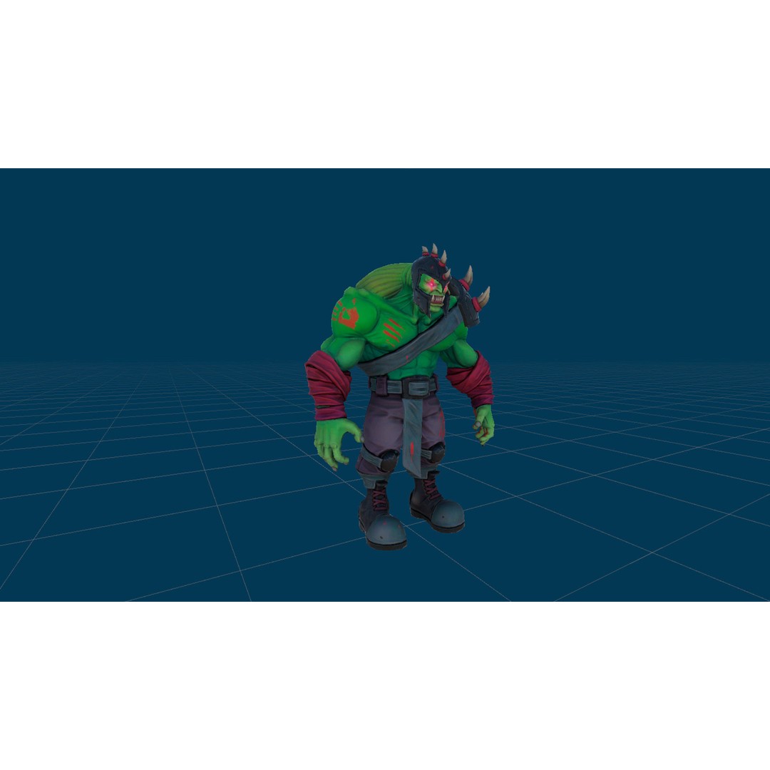 Orc 3D Model Pack – Low Poly Rigged Characters for Unity & Unreal - View 39