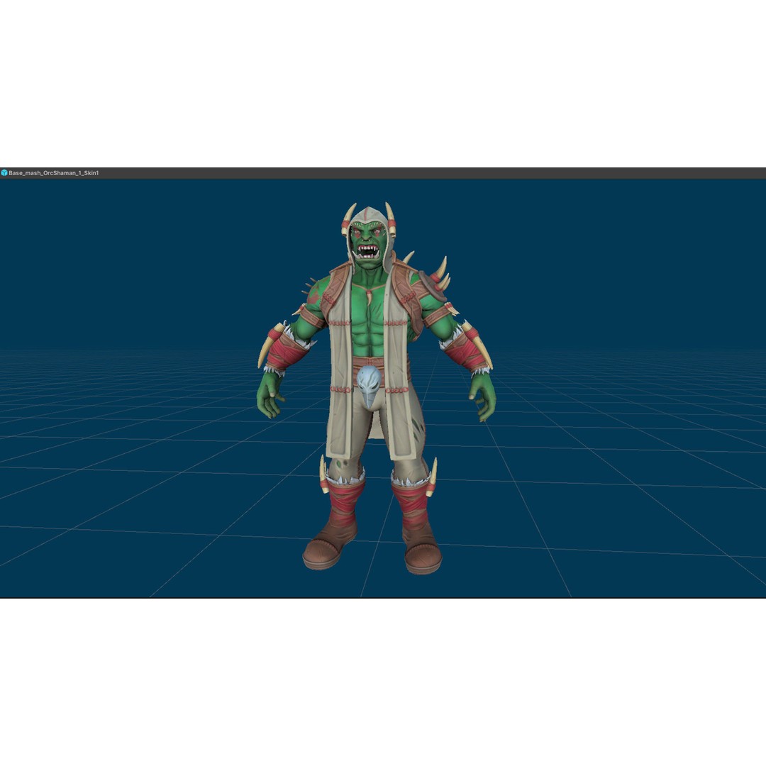 Orc 3D Model Pack – Low Poly Rigged Characters for Unity & Unreal - View 42