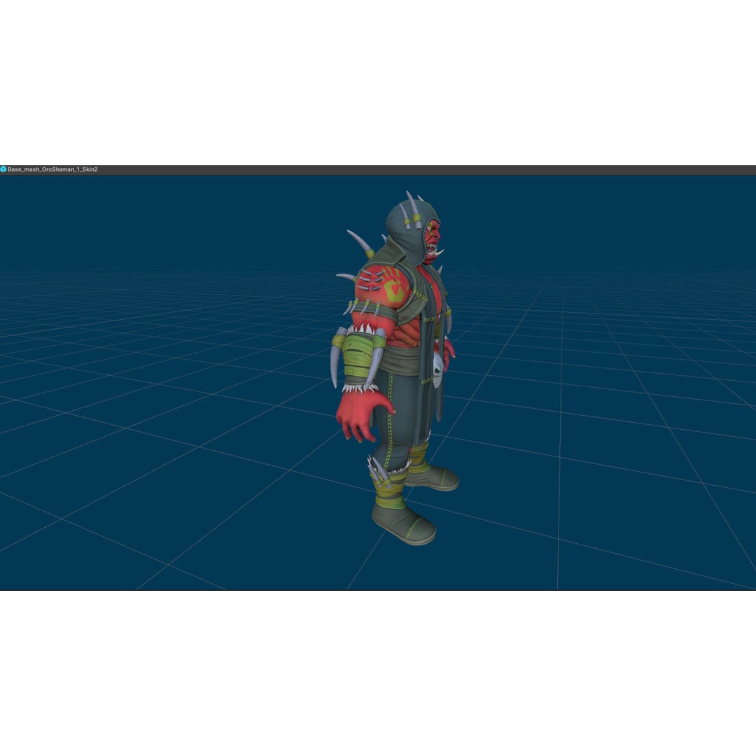 Orc 3D Model Pack – Low Poly Rigged Characters for Unity & Unreal - View 43