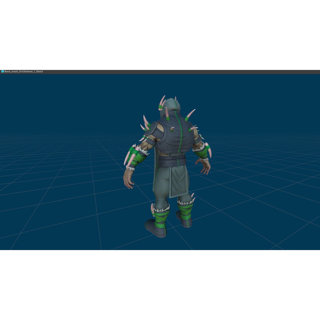 Orc 3D Model Pack – Low Poly Rigged Characters for Unity & Unreal - View 44