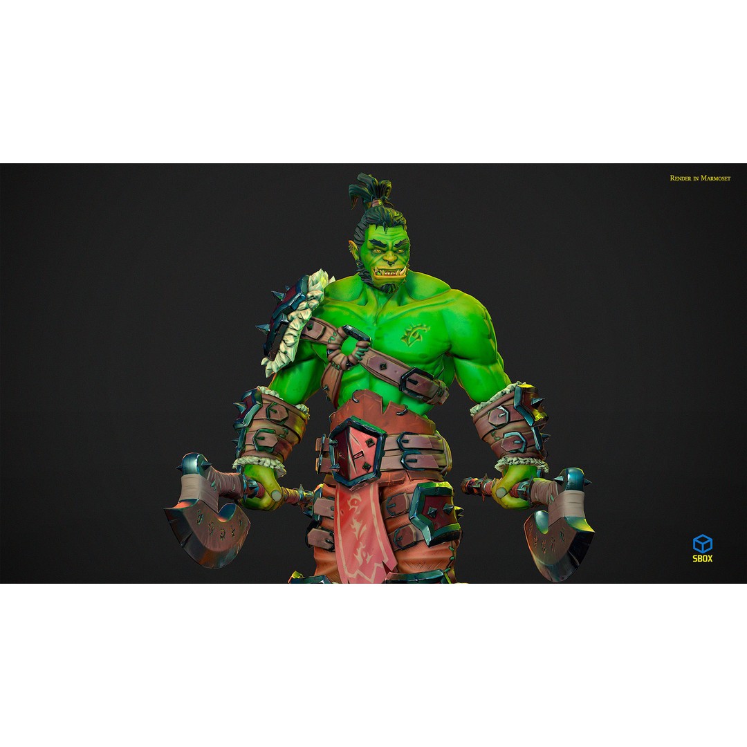 Orc 3D Model Pack – Low Poly Rigged Characters for Unity & Unreal - View 6